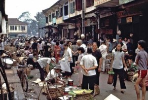 A market in Chợ Lớn in 1966.